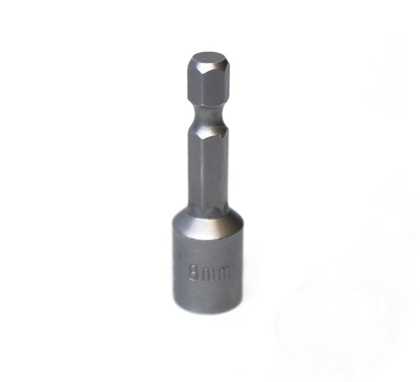 Magnetbit für Montageschrauben, SW 8 mm